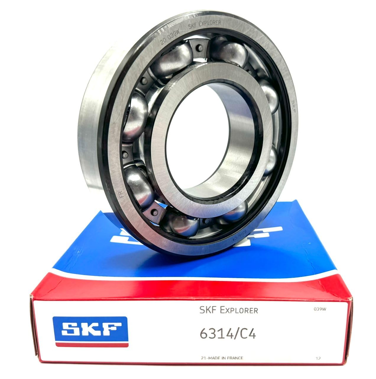 SKF 6314 C4 DEEP Groove Ball Bearing, Open Type, NO Seals